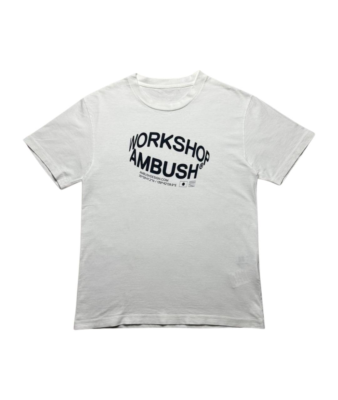 AMBUSH Белая хлопковая футболка, фото 1