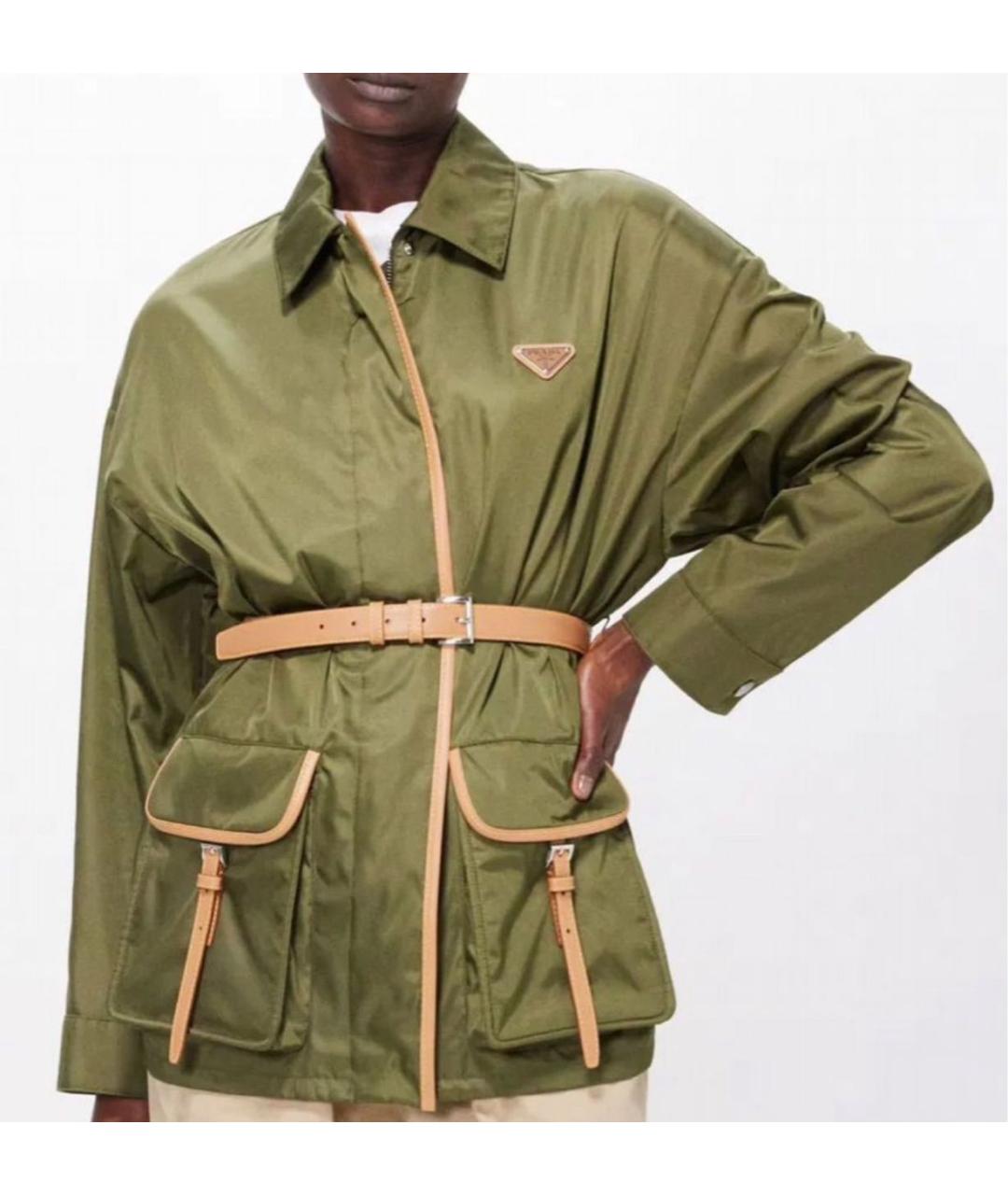 PRADA Хаки куртка, фото 7
