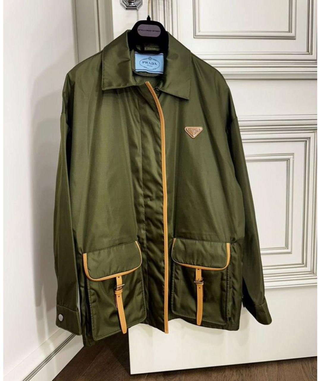 PRADA Хаки куртка, фото 2