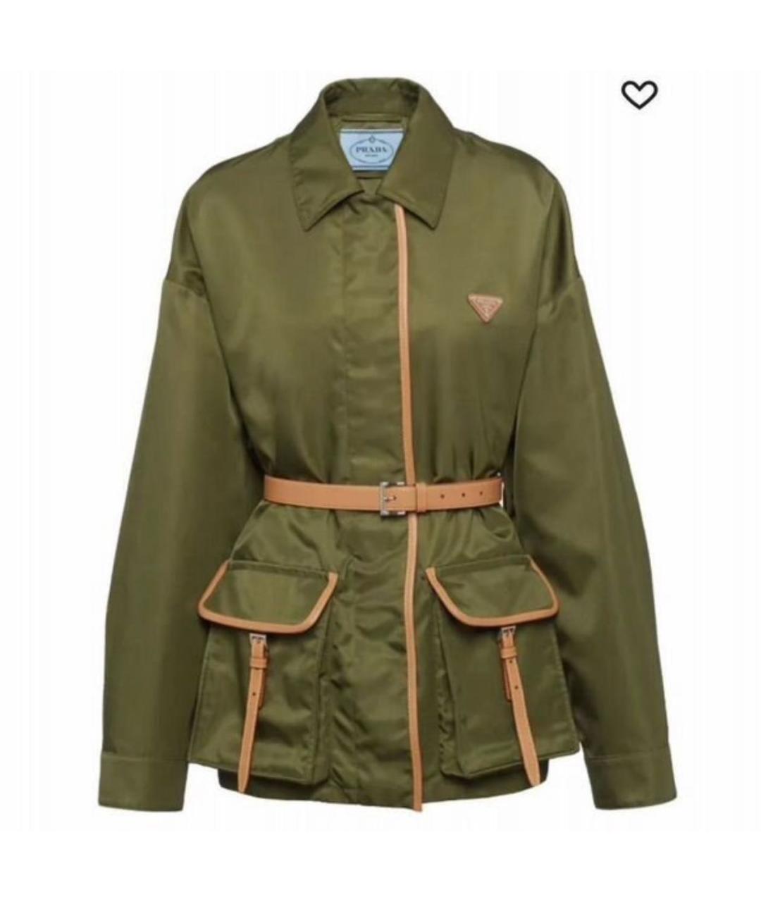 PRADA Хаки куртка, фото 8