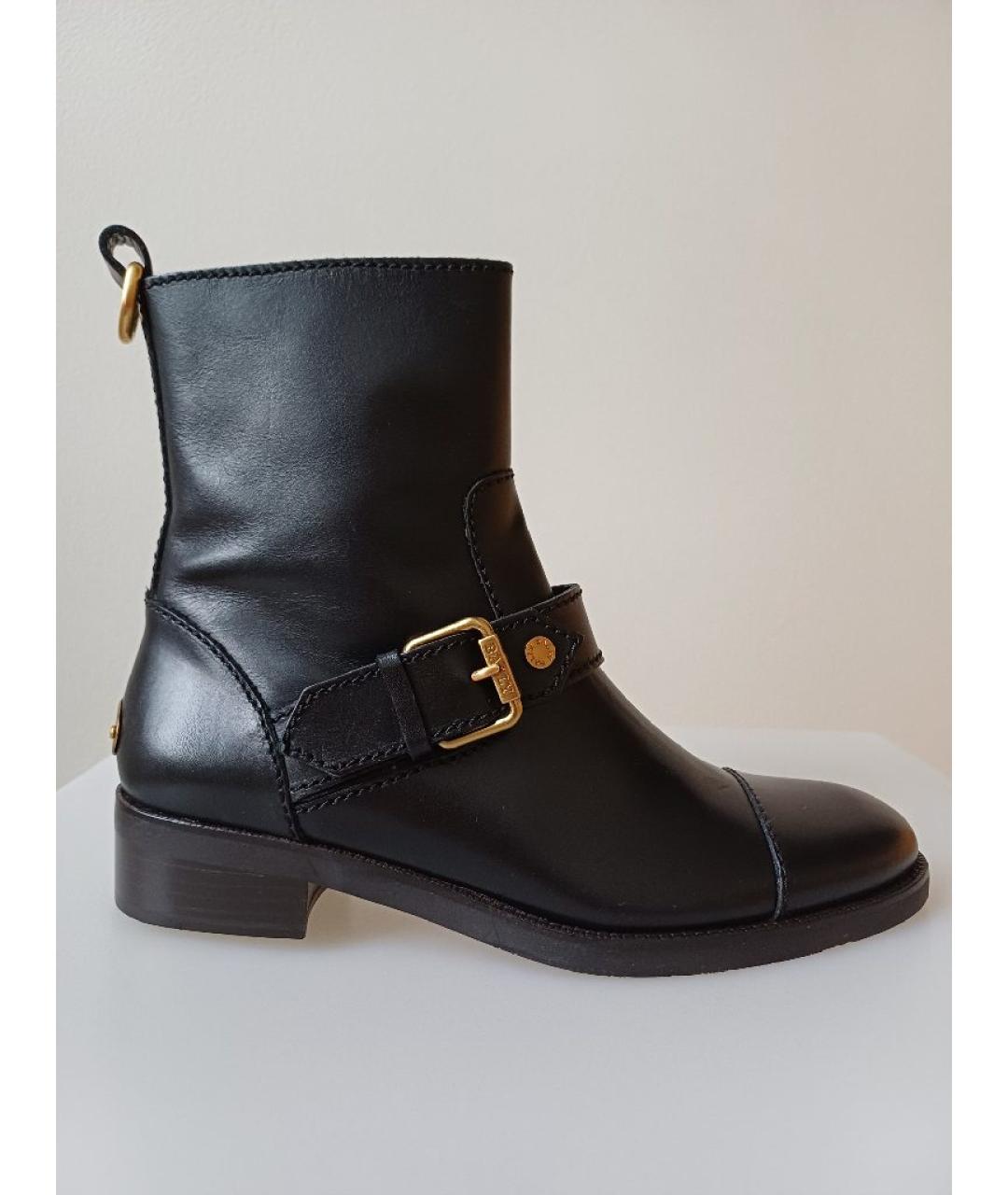 BALLY Черные кожаные ботинки, фото 8