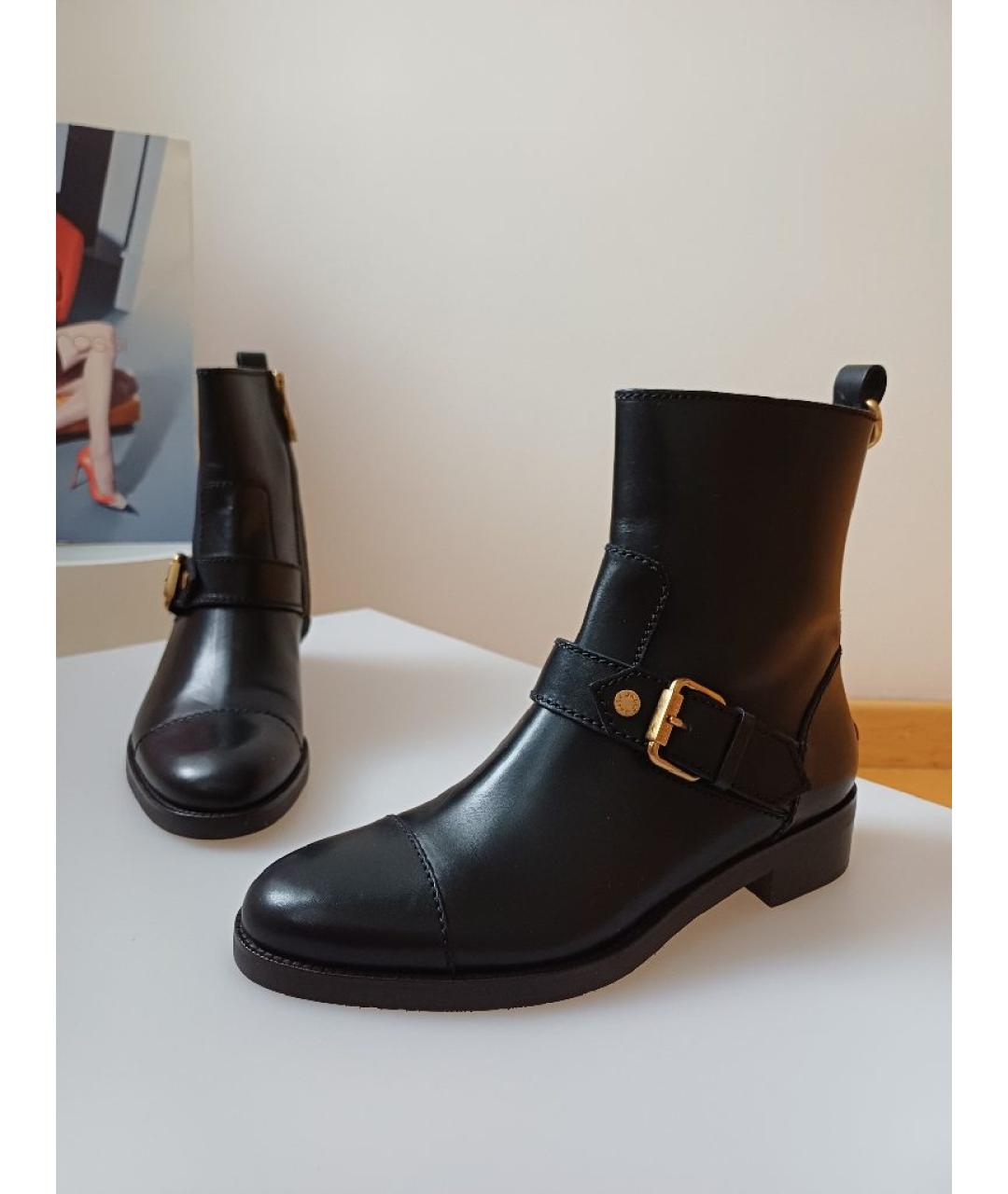 BALLY Черные кожаные ботинки, фото 3