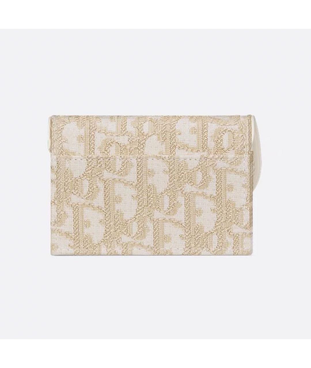 CHRISTIAN DIOR Бежевый кардхолдер, фото 4