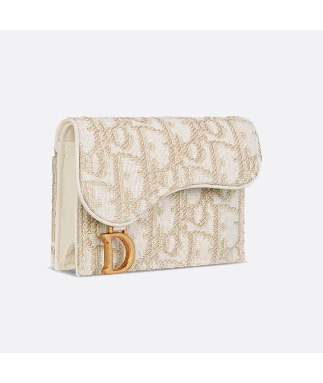 CHRISTIAN DIOR Бежевый кардхолдер, фото 2