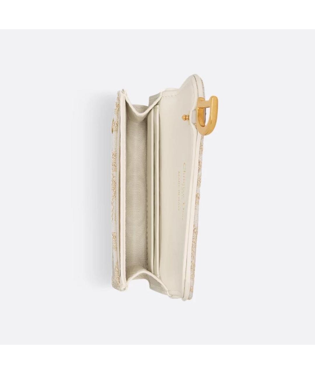 CHRISTIAN DIOR Бежевый кардхолдер, фото 3
