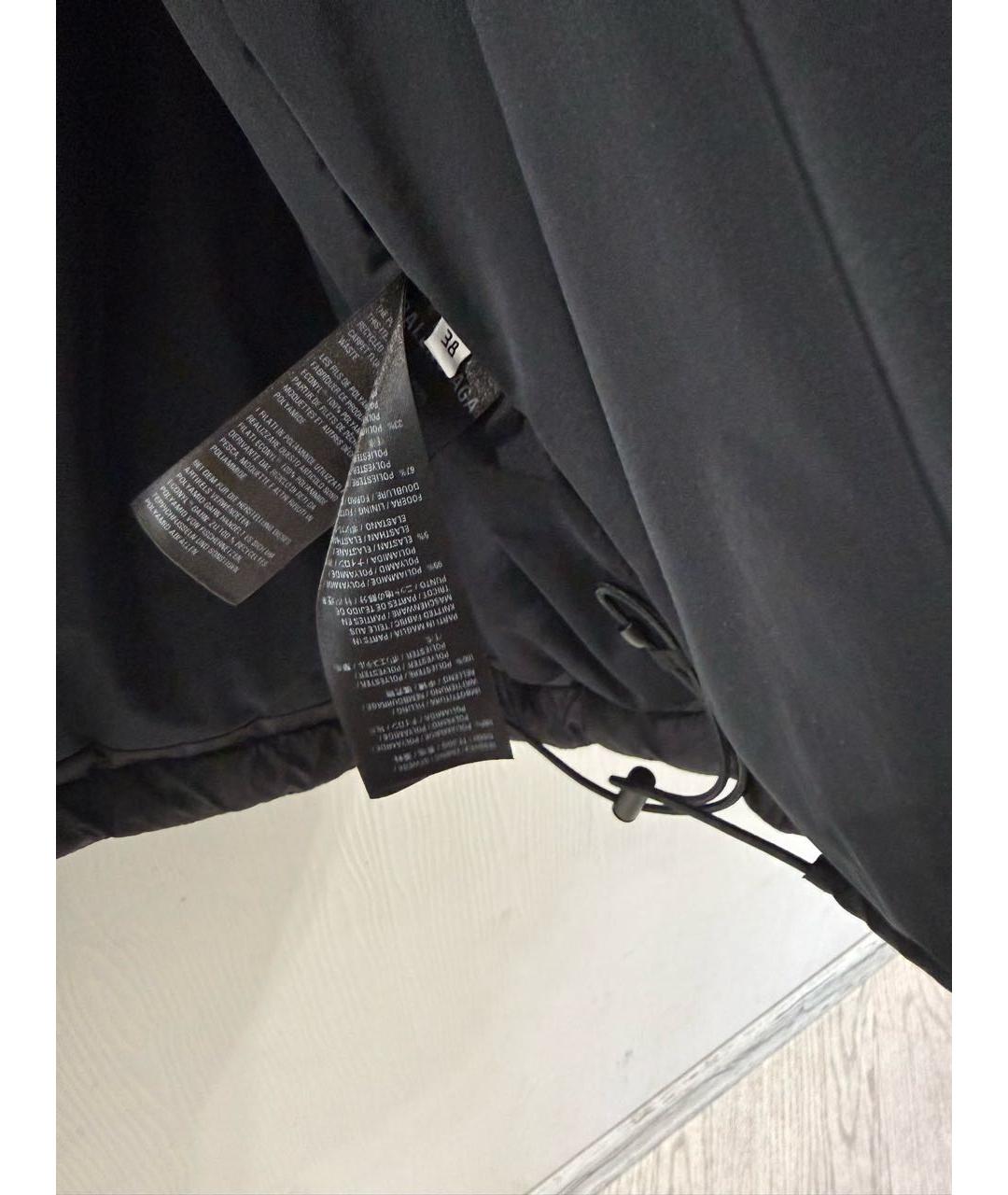 BALENCIAGA Черная полиамидовая куртка, фото 7