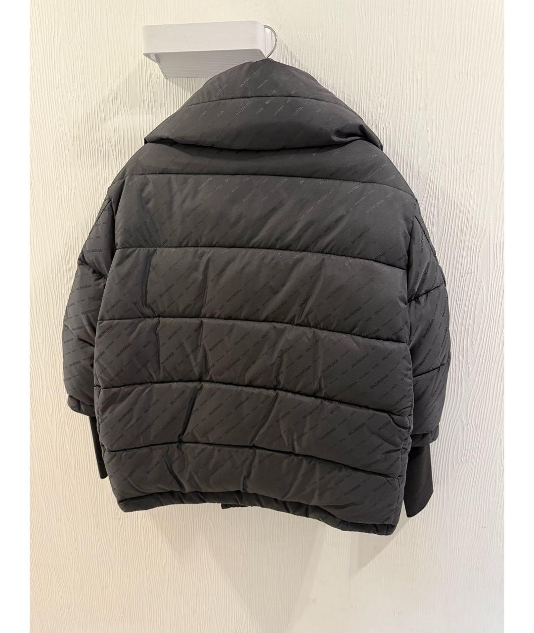 BALENCIAGA Черная полиамидовая куртка, фото 2