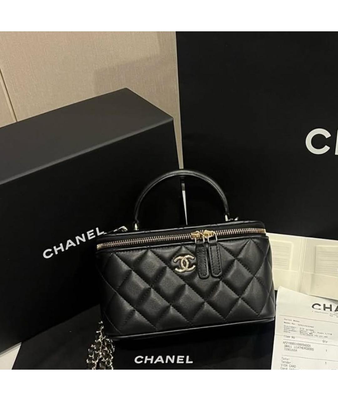 CHANEL Черная сумка через плечо, фото 2