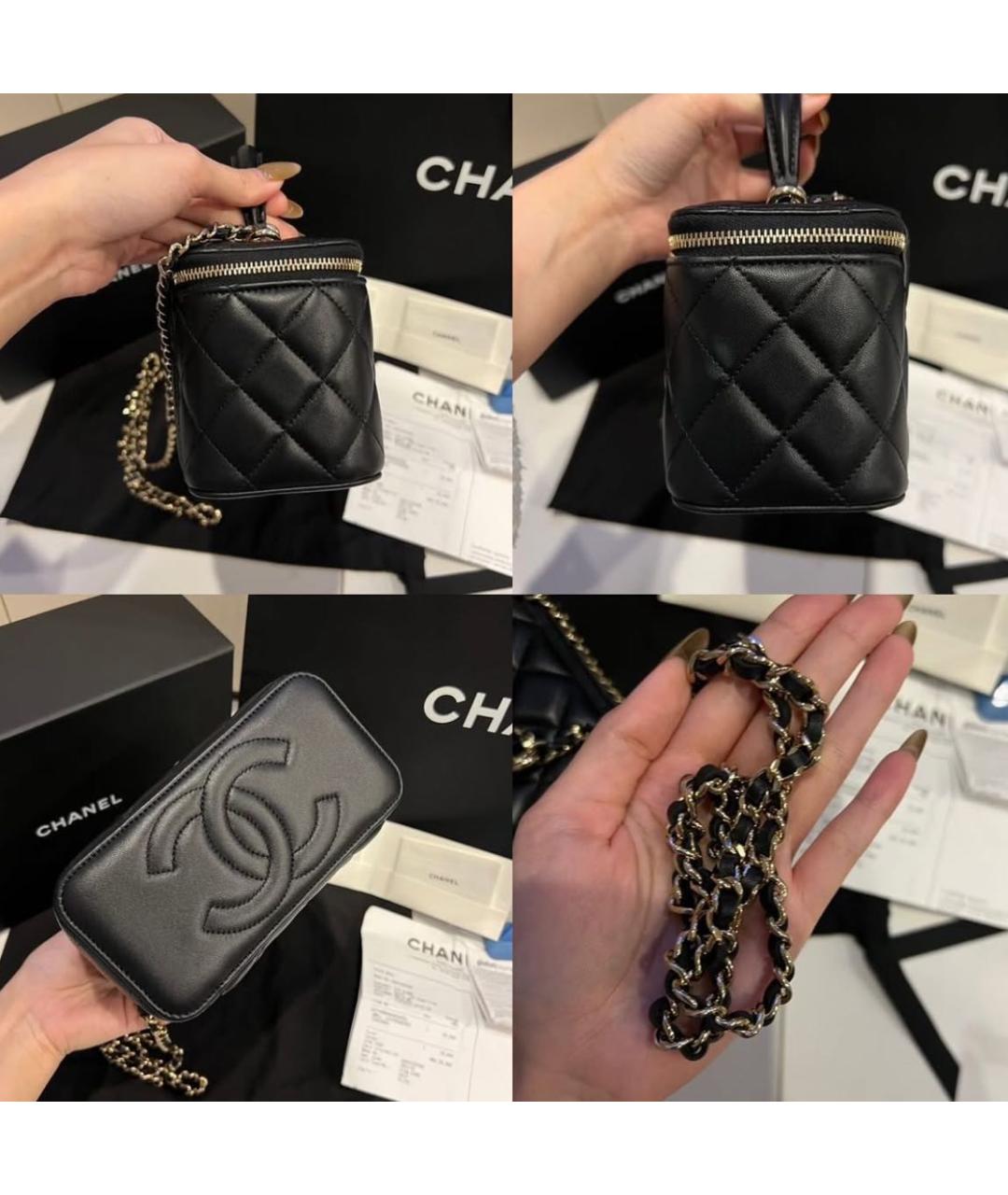CHANEL Черная сумка через плечо, фото 3