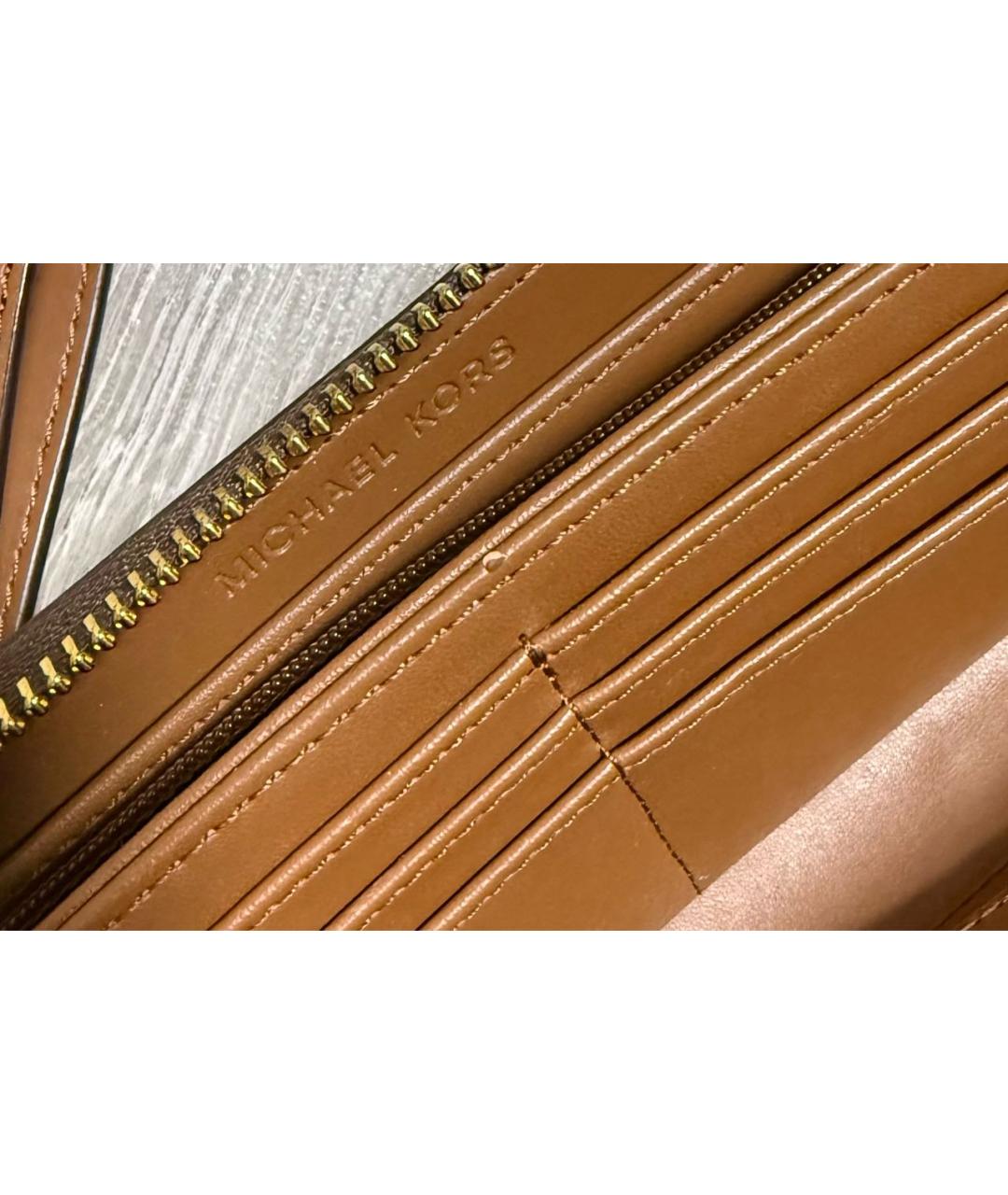MICHAEL KORS Коричневый кошелек, фото 7