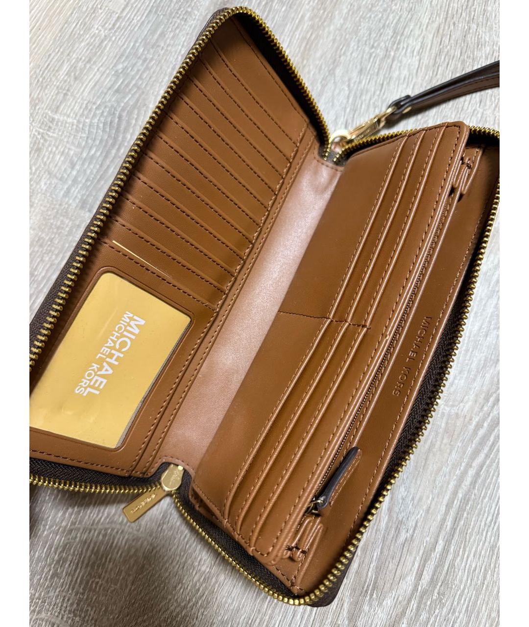 MICHAEL KORS Коричневый кошелек, фото 2