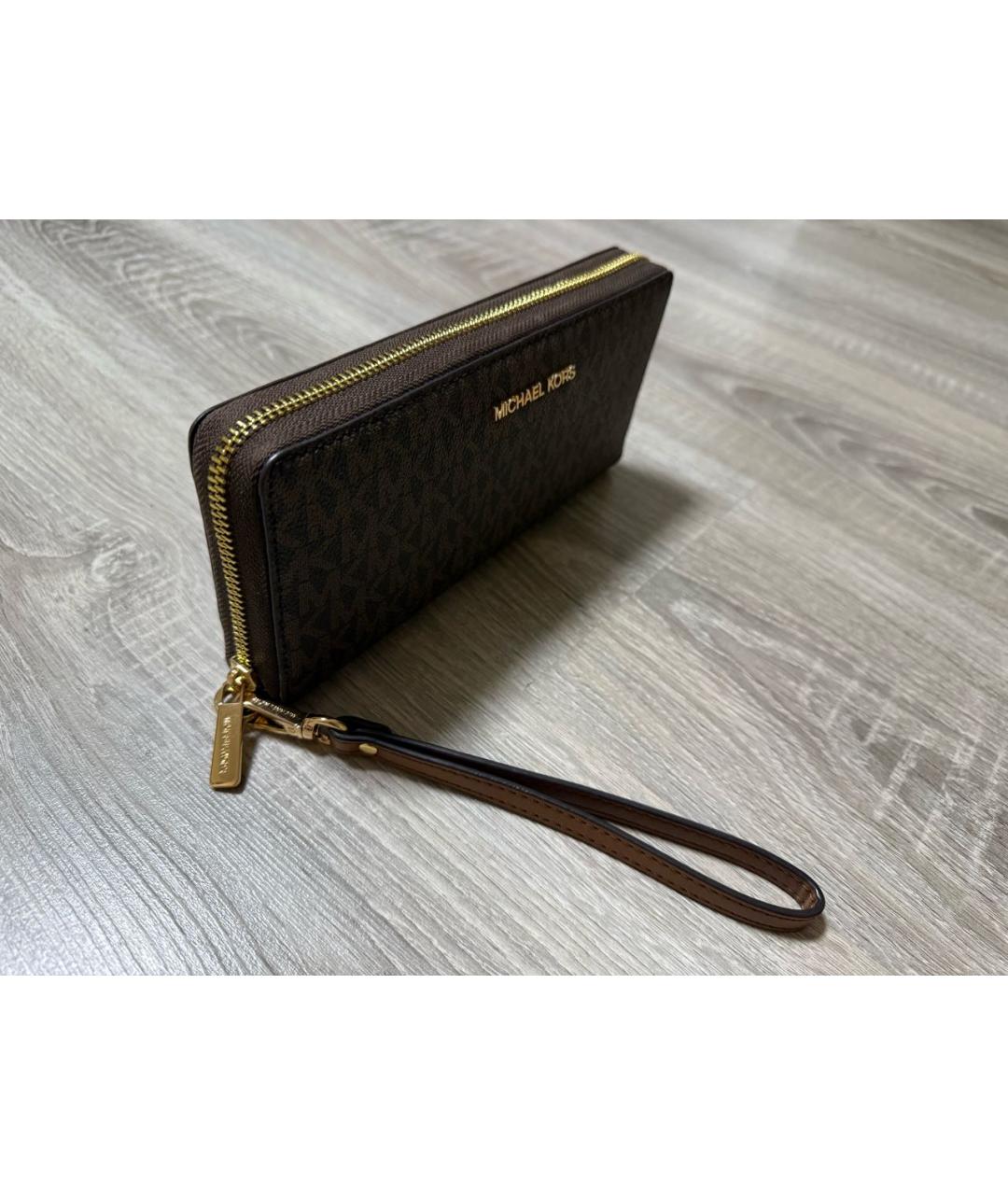 MICHAEL KORS Коричневый кошелек, фото 4