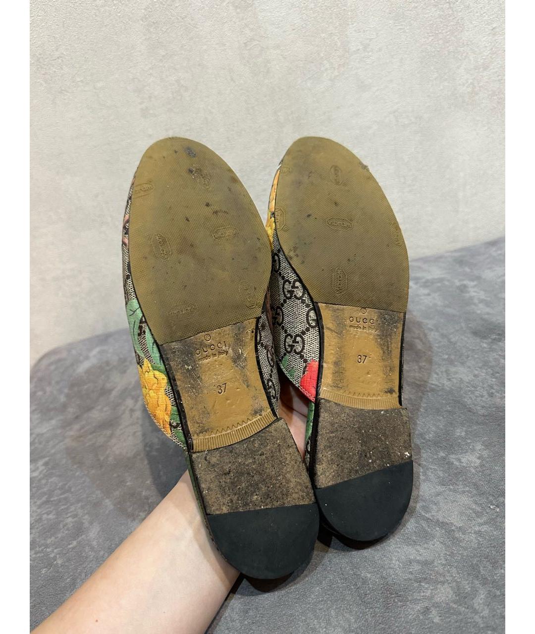 GUCCI Мульти кожаные мюли, фото 6