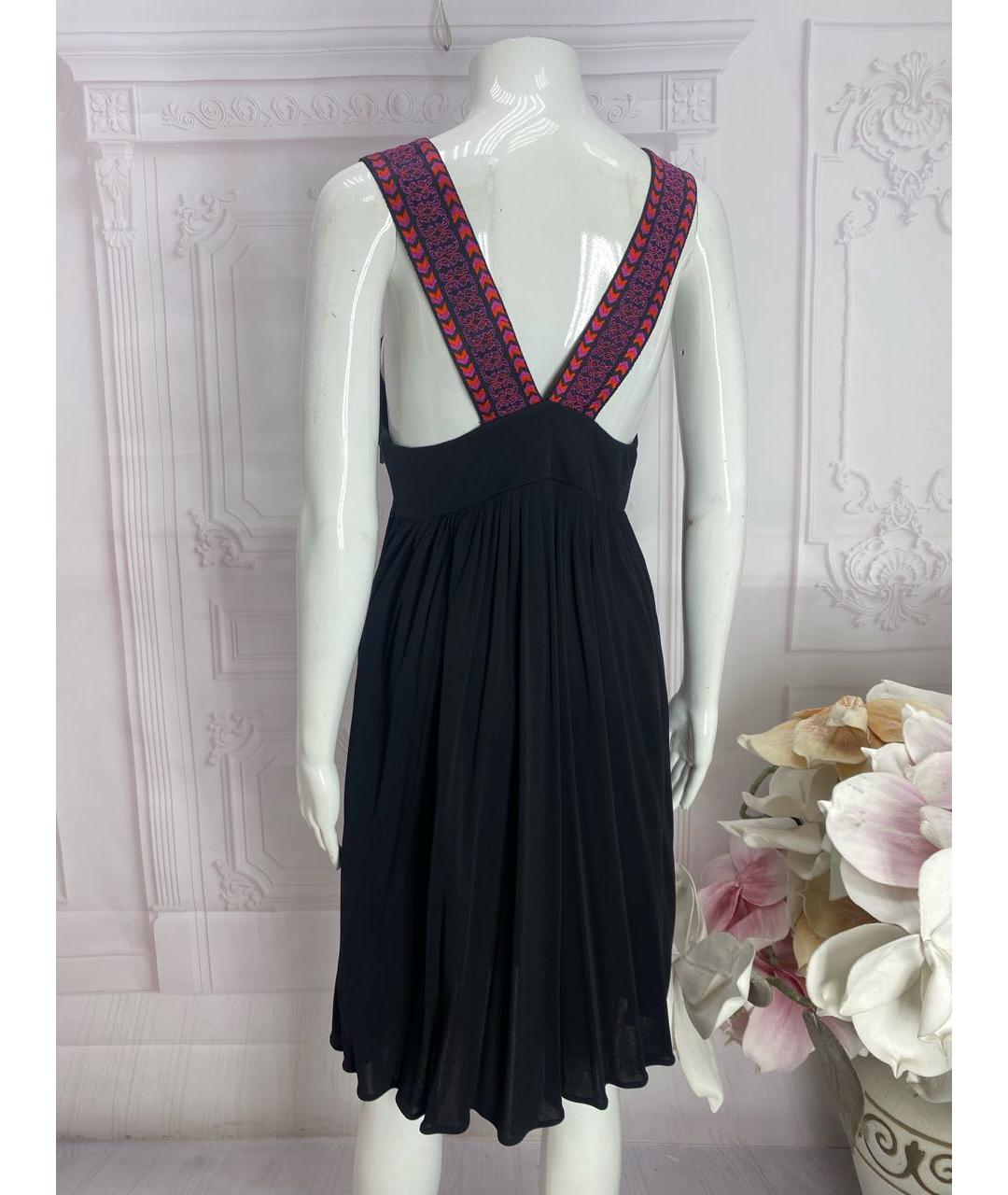 GUCCI Черное вискозное платье, фото 7