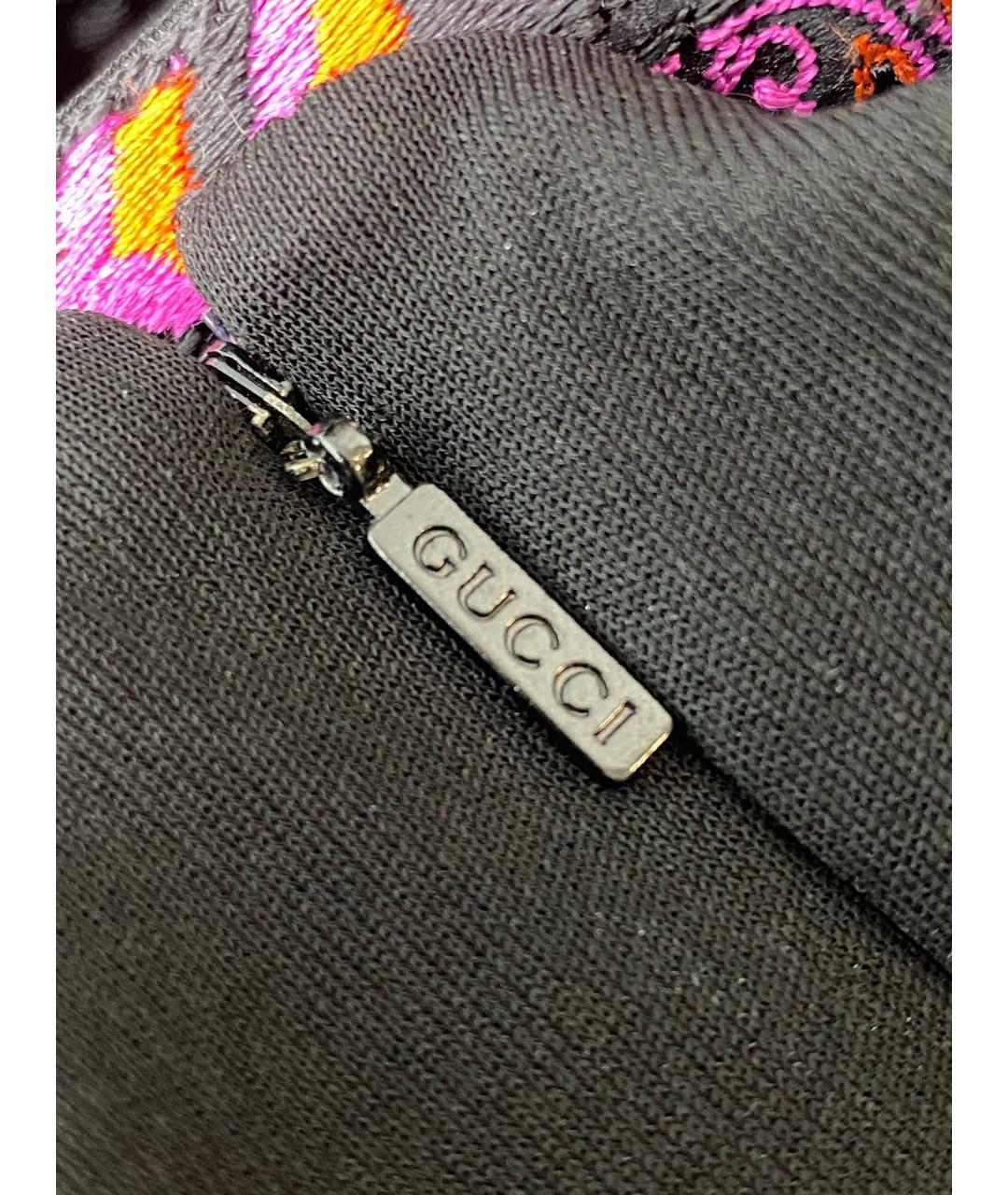 GUCCI Черное вискозное платье, фото 4