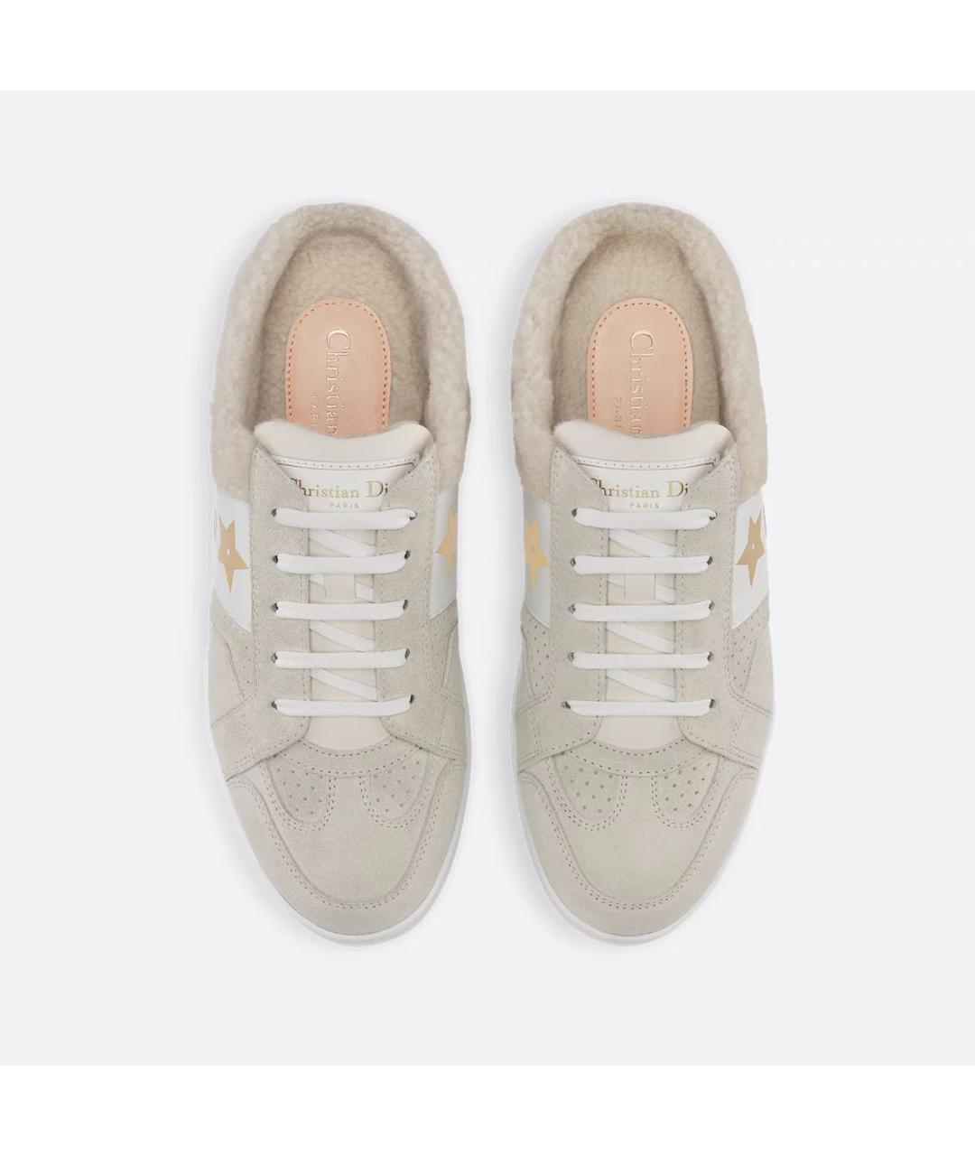 CHRISTIAN DIOR Серые замшевые кроссовки, фото 3