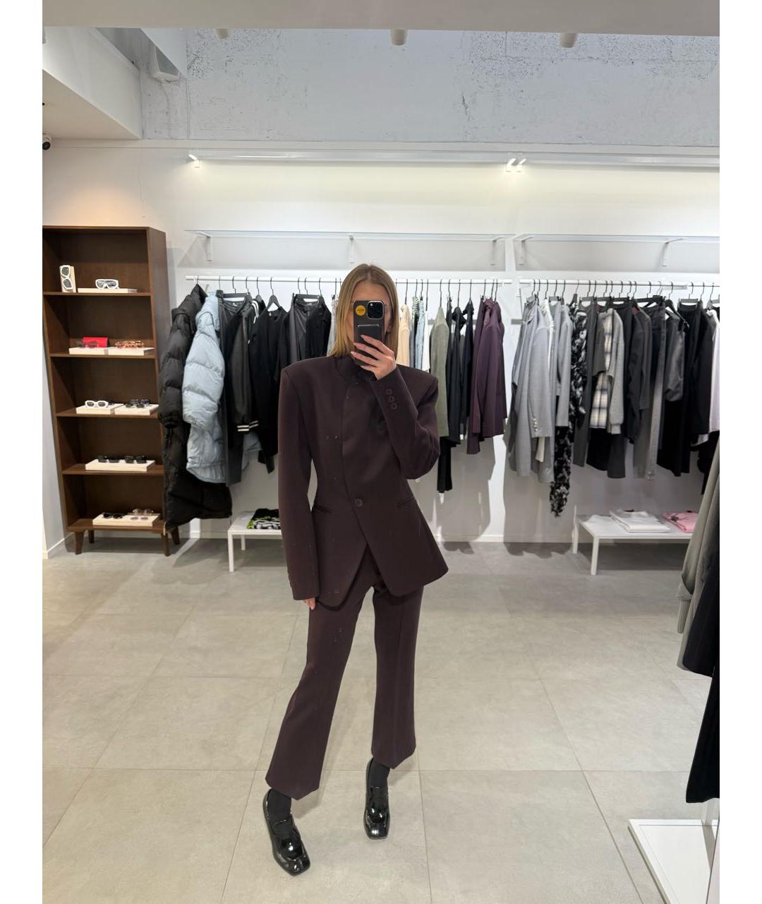 AUTENTIMENTS Фиолетовый полиэстеровый жакет/пиджак, фото 7