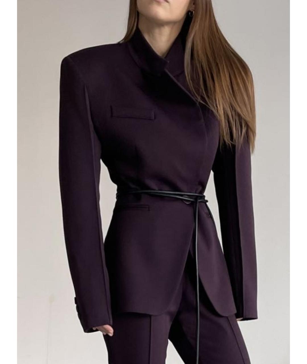 AUTENTIMENTS Фиолетовый полиэстеровый жакет/пиджак, фото 5