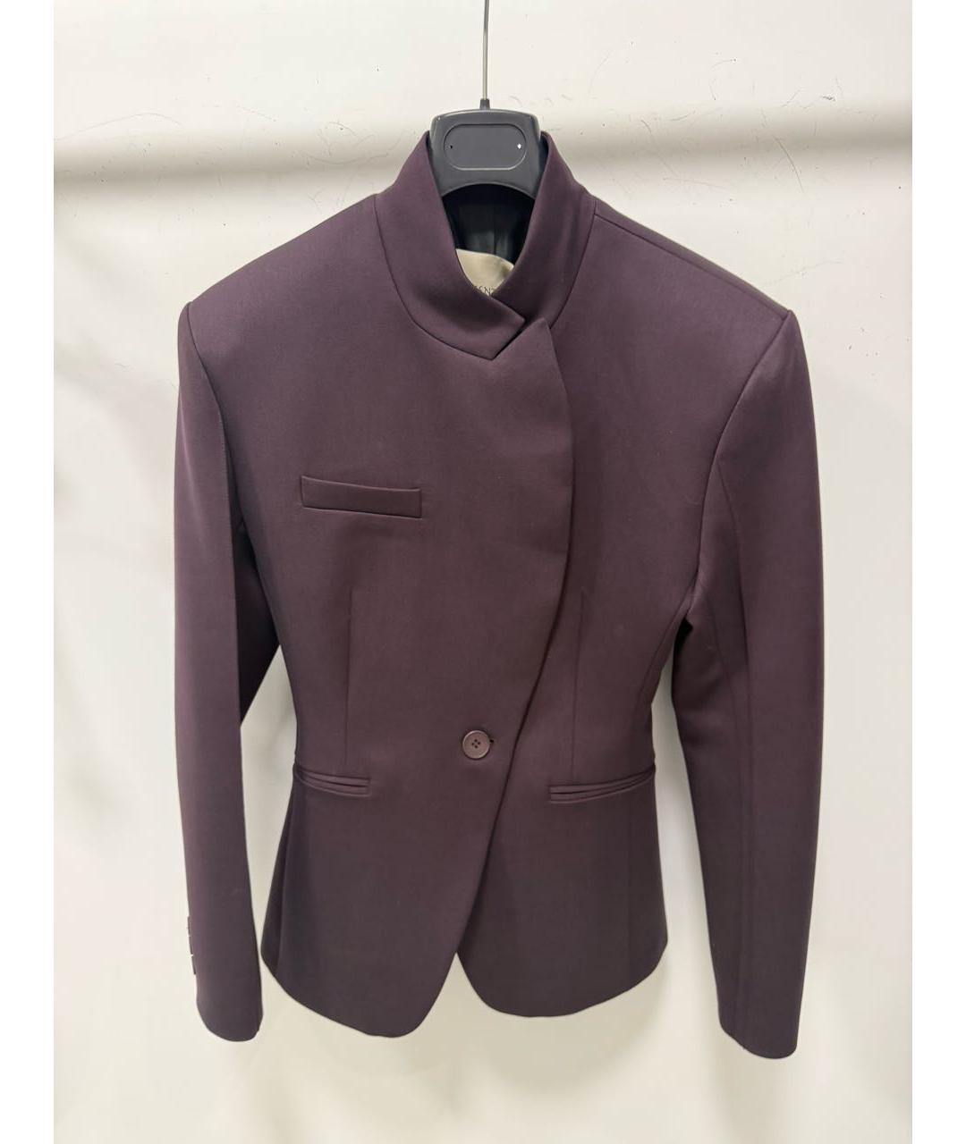 AUTENTIMENTS Фиолетовый полиэстеровый жакет/пиджак, фото 4