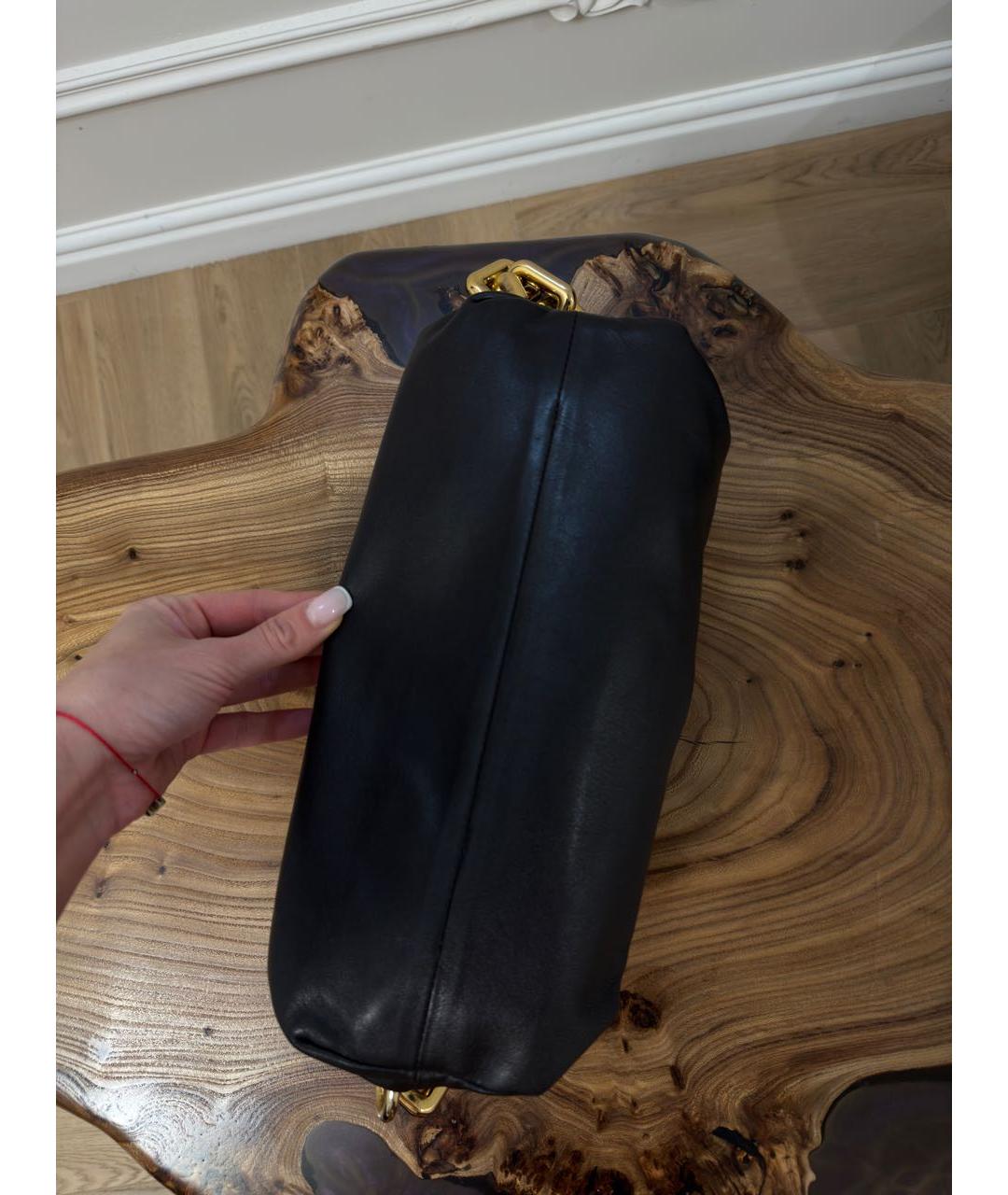 BOTTEGA VENETA Коричневая кожаная сумка через плечо, фото 5