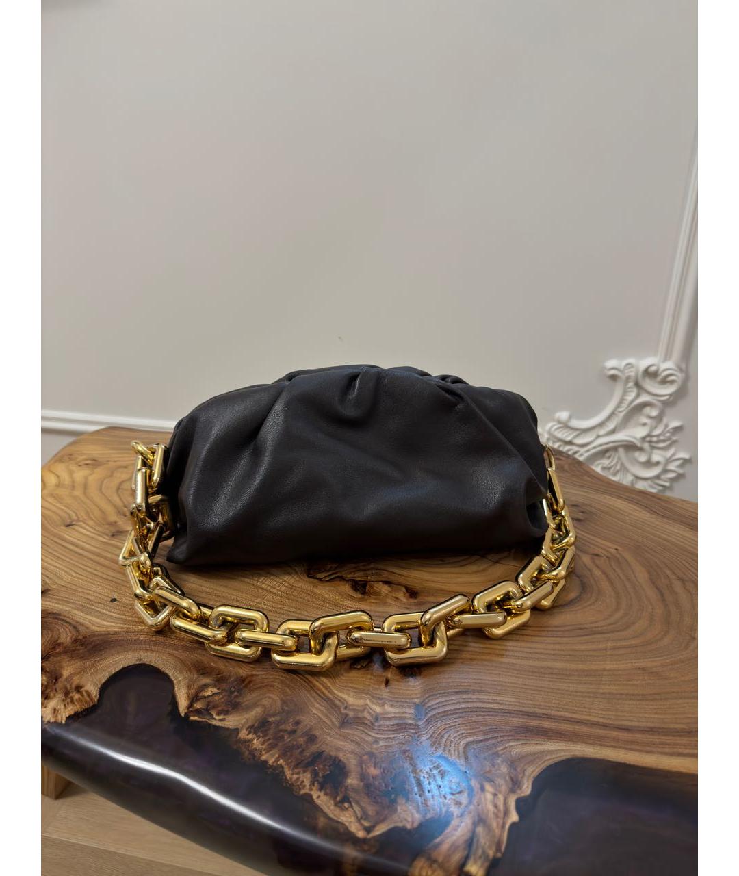 BOTTEGA VENETA Коричневая кожаная сумка через плечо, фото 7