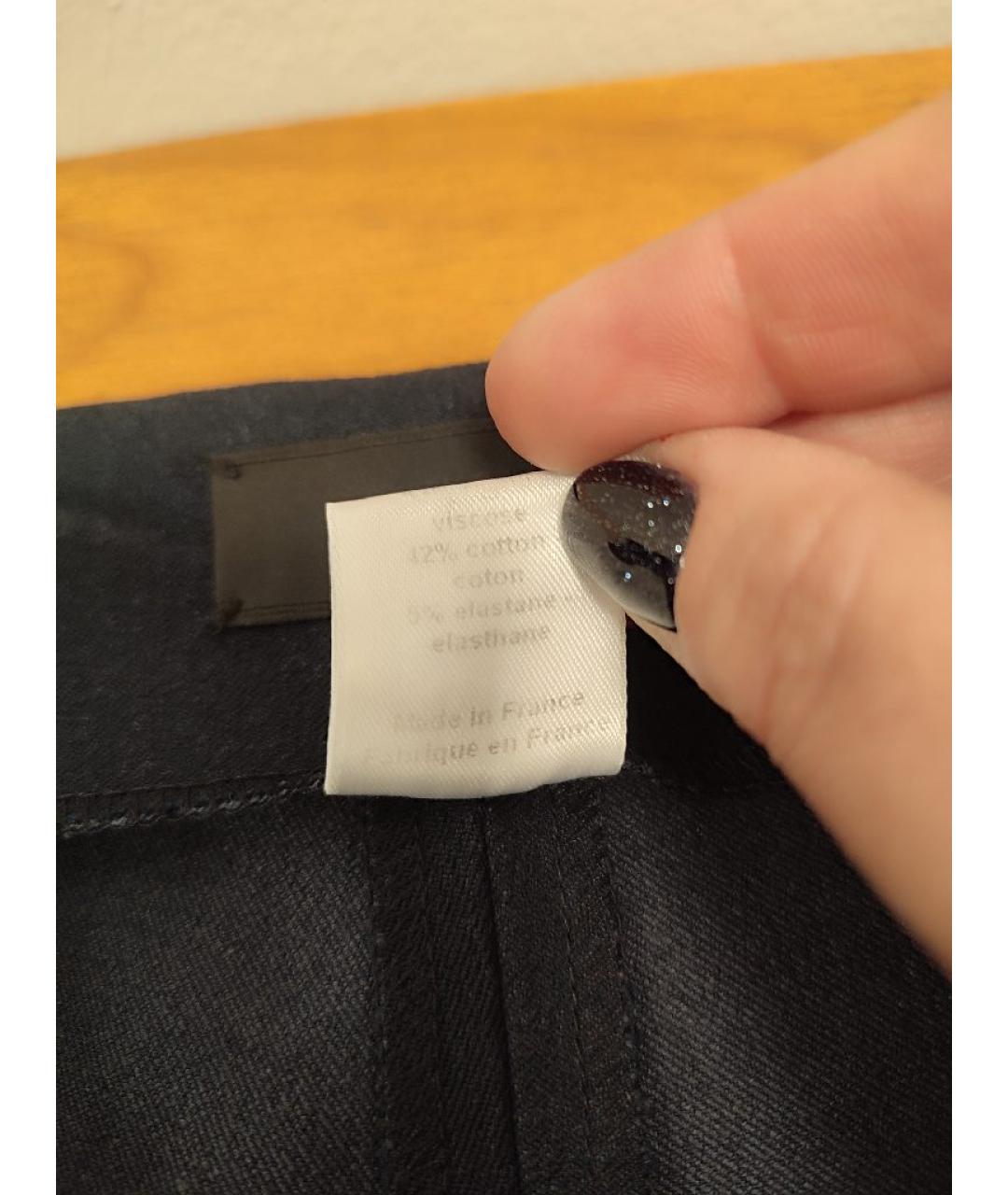 JOSEPH Темно-синие вискозные брюки узкие, фото 9