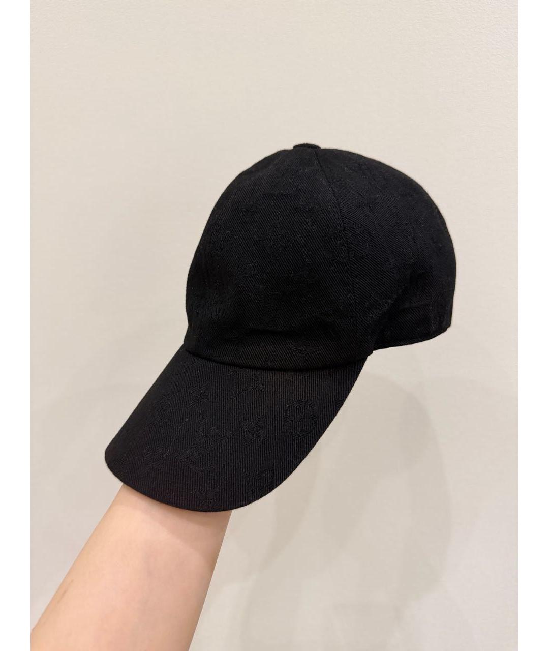 LOUIS VUITTON Черная хлопковая кепка/бейсболка, фото 8