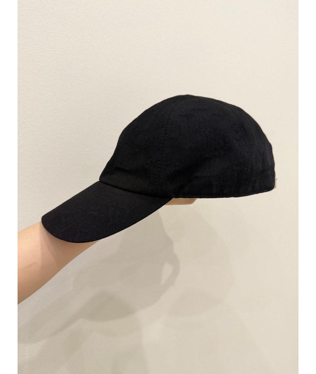 LOUIS VUITTON Черная хлопковая кепка/бейсболка, фото 5