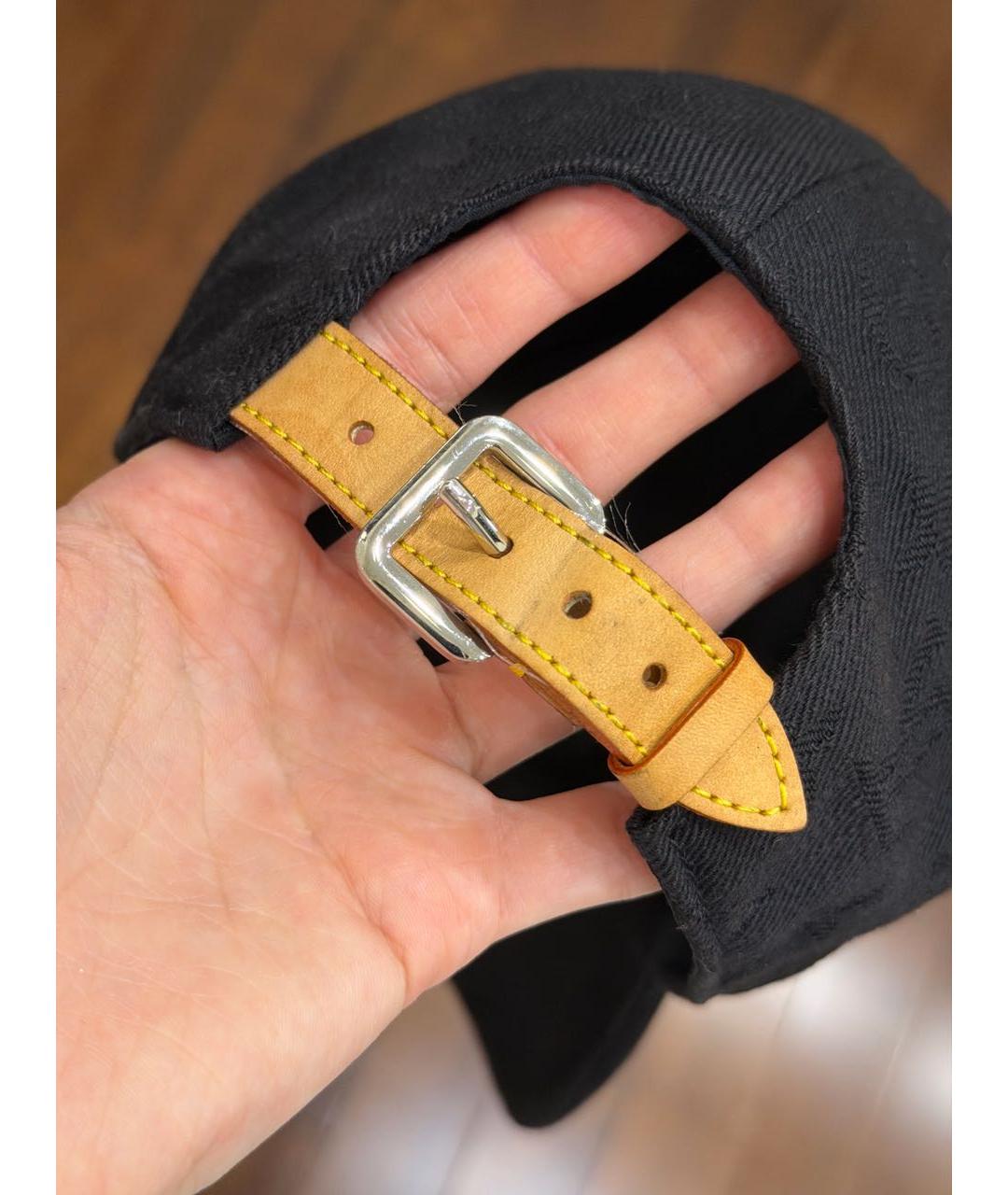 LOUIS VUITTON Черная хлопковая кепка/бейсболка, фото 6