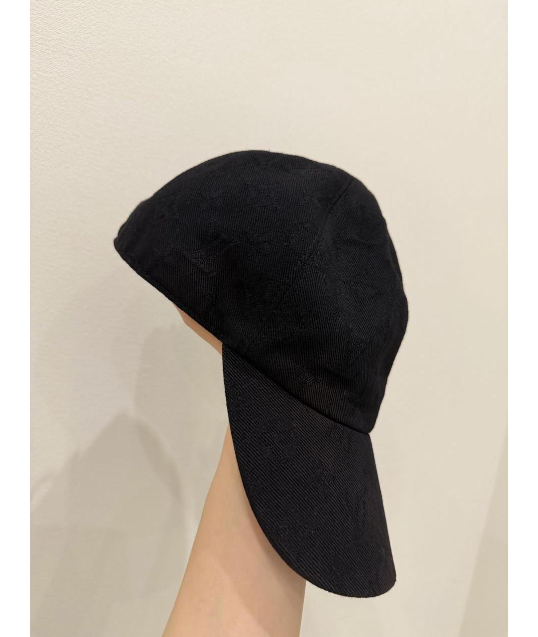 LOUIS VUITTON Черная хлопковая кепка/бейсболка, фото 4