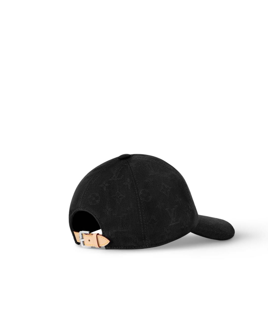 LOUIS VUITTON Черная хлопковая кепка/бейсболка, фото 2