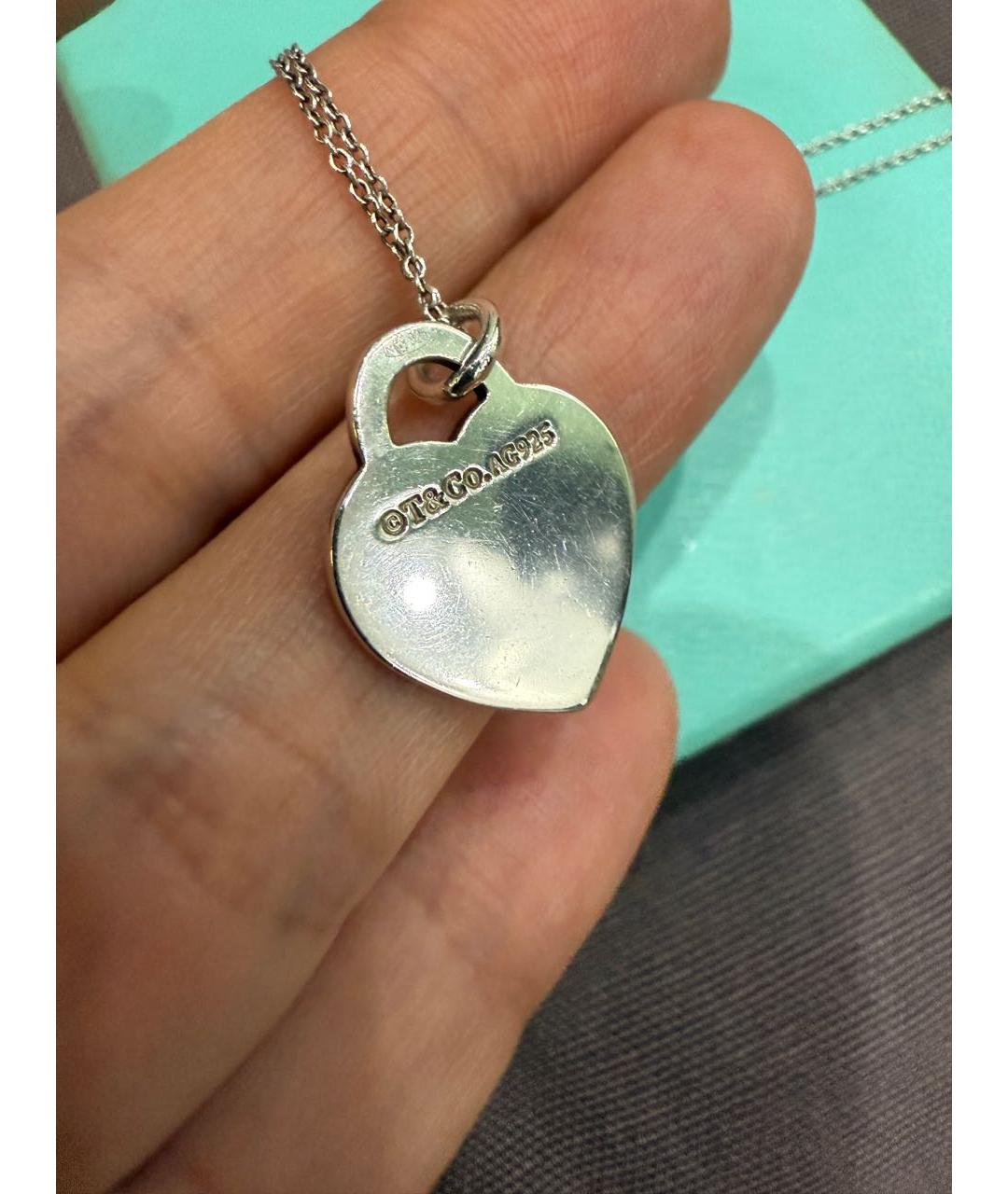 TIFFANY&CO Серебряное серебряное колье, фото 5