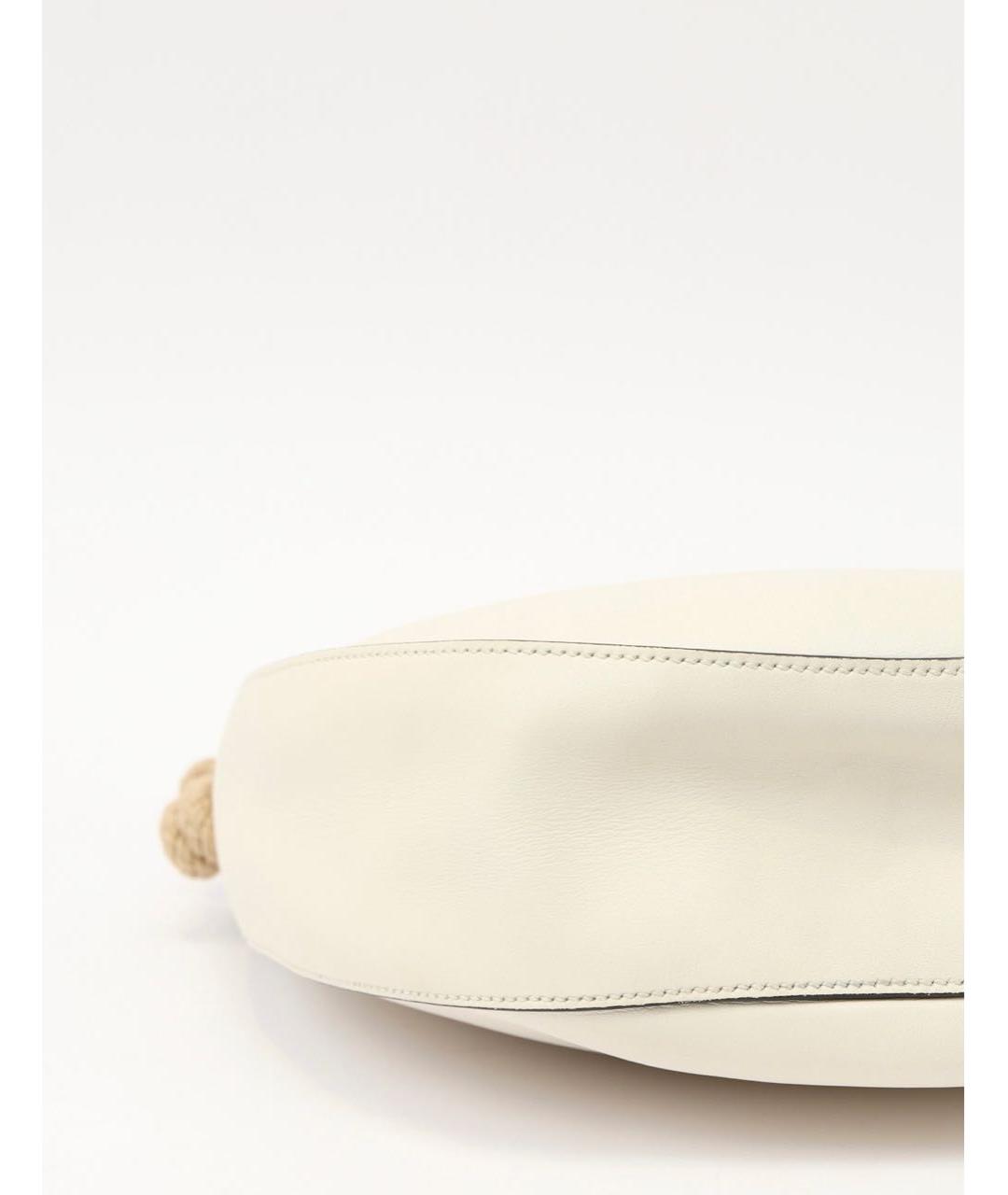 PRADA Белая кожаная сумка тоут, фото 6