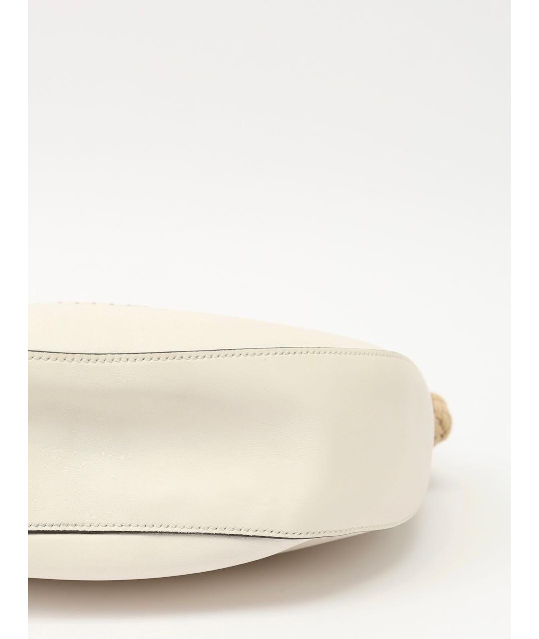 PRADA Белая кожаная сумка тоут, фото 5