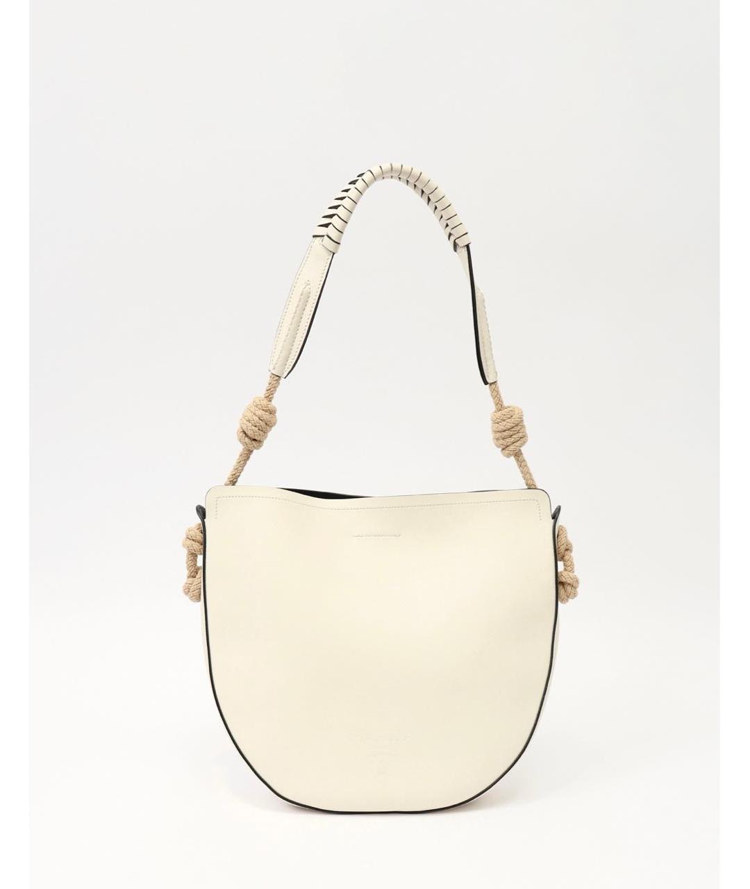 PRADA Белая кожаная сумка тоут, фото 9