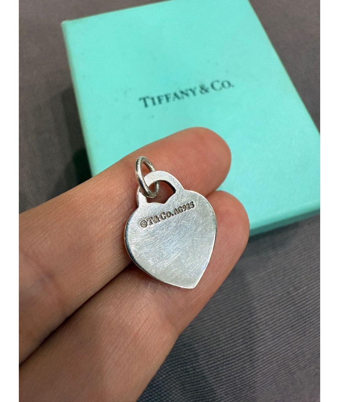TIFFANY&CO Серебрянный серебряный кулон, фото 4