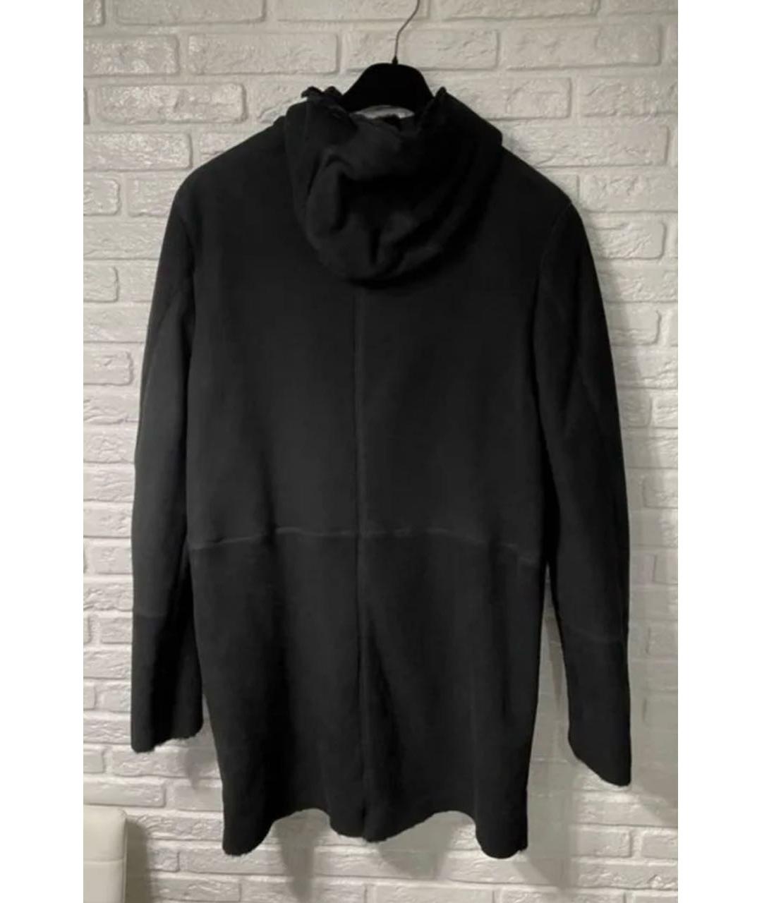 GIORGIO BRATO Черная замшевая дубленка/шуба, фото 2