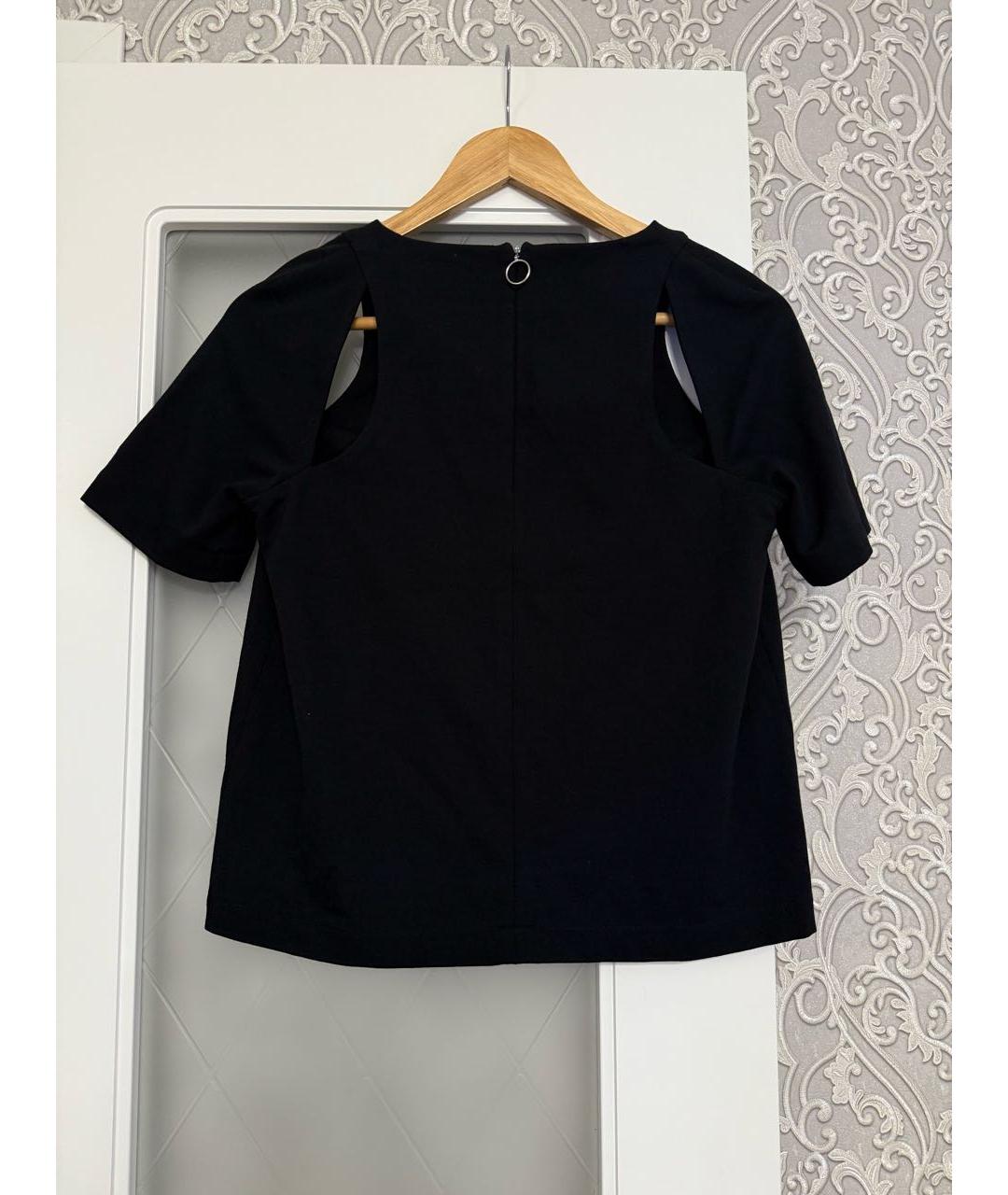 ALEXANDER WANG Черная вискозная футболка, фото 2