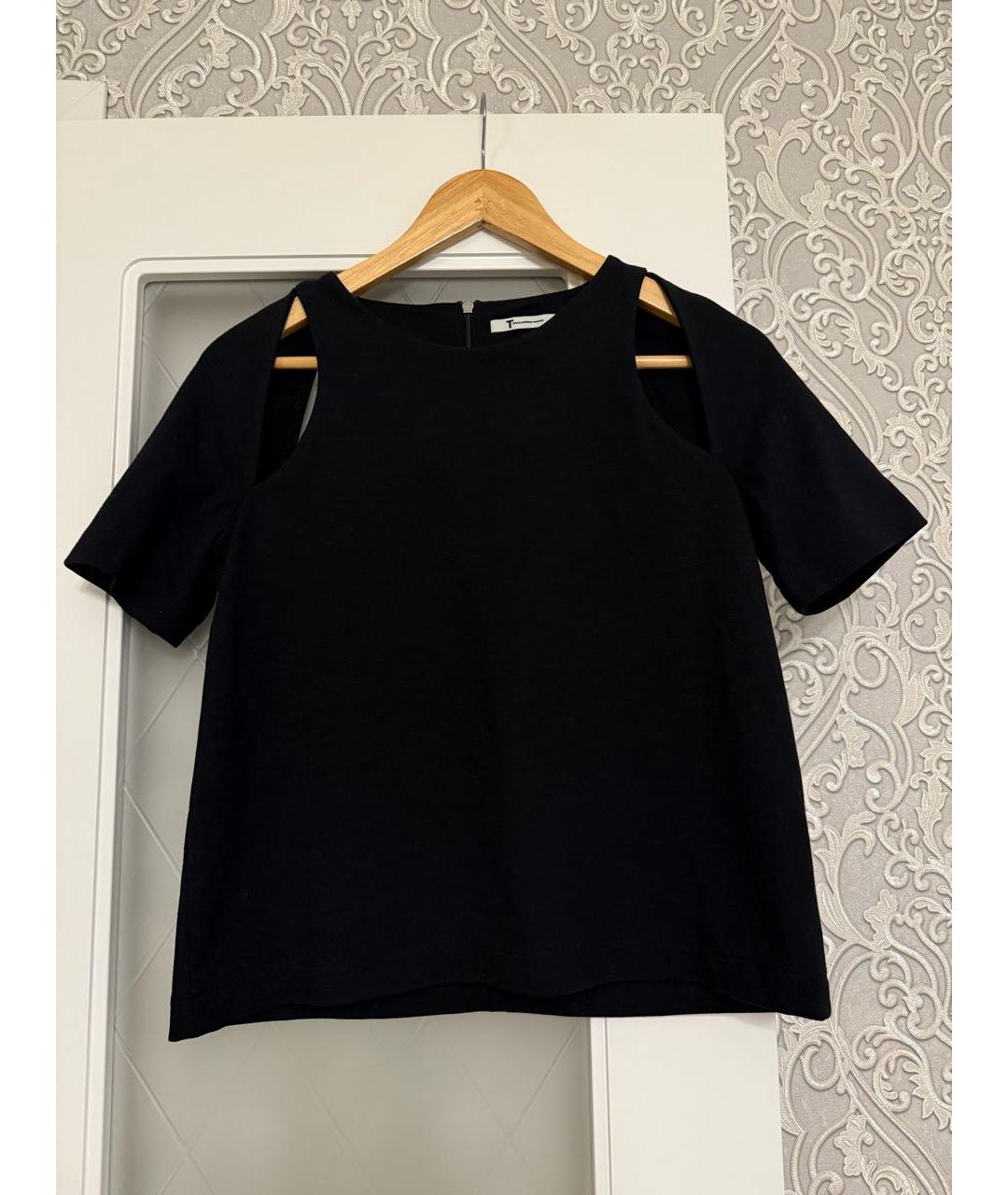 ALEXANDER WANG Черная вискозная футболка, фото 6