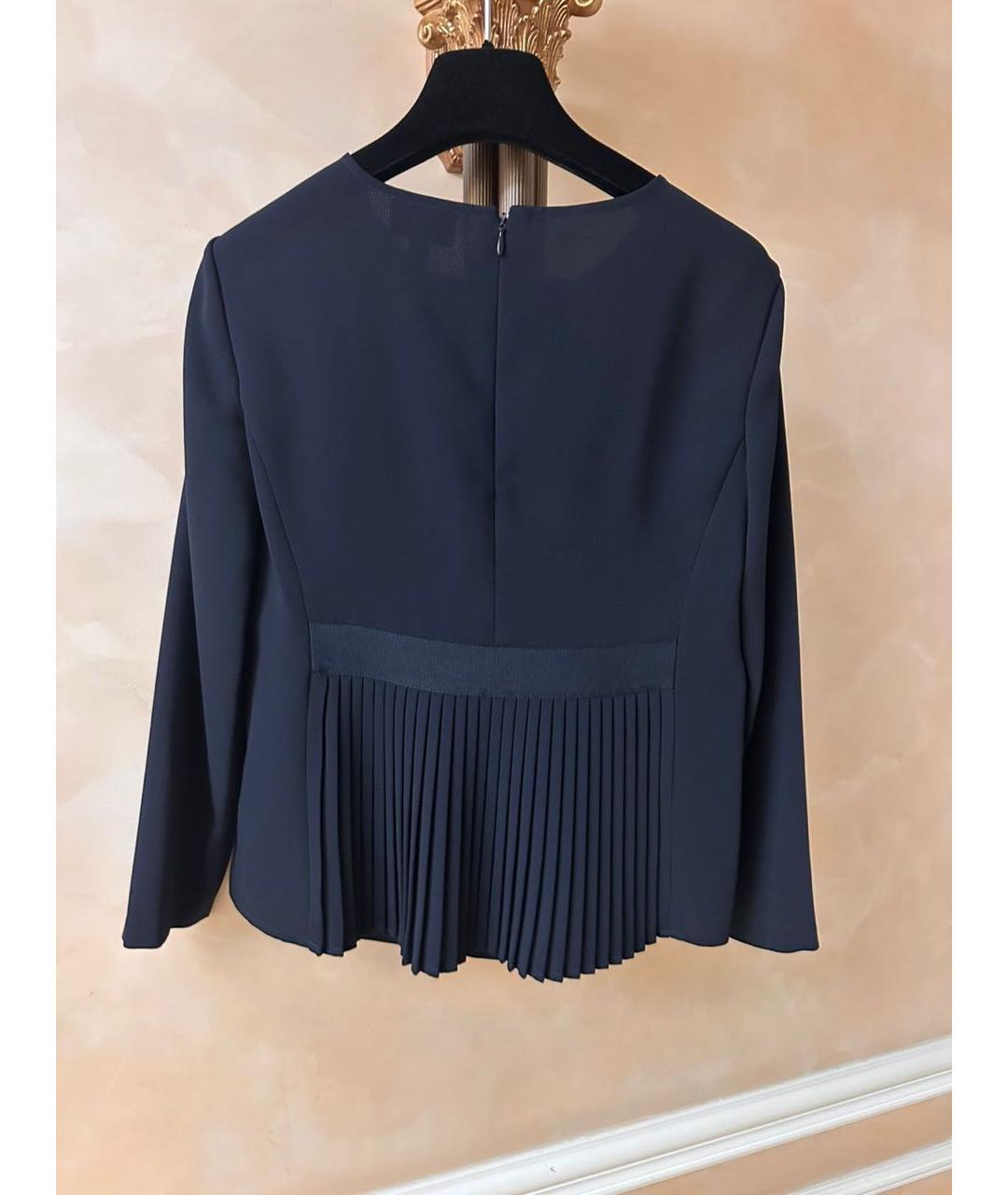 ARMANI JEANS Темно-синяя блузы, фото 2