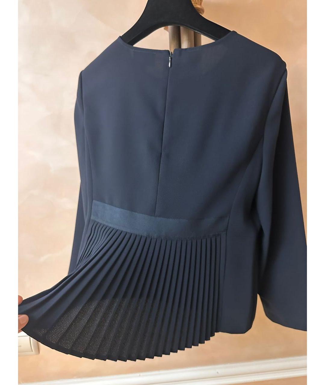 ARMANI JEANS Темно-синяя блузы, фото 3