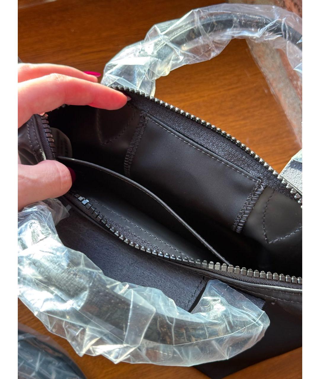 LONGCHAMP Черная сумка с короткими ручками, фото 7