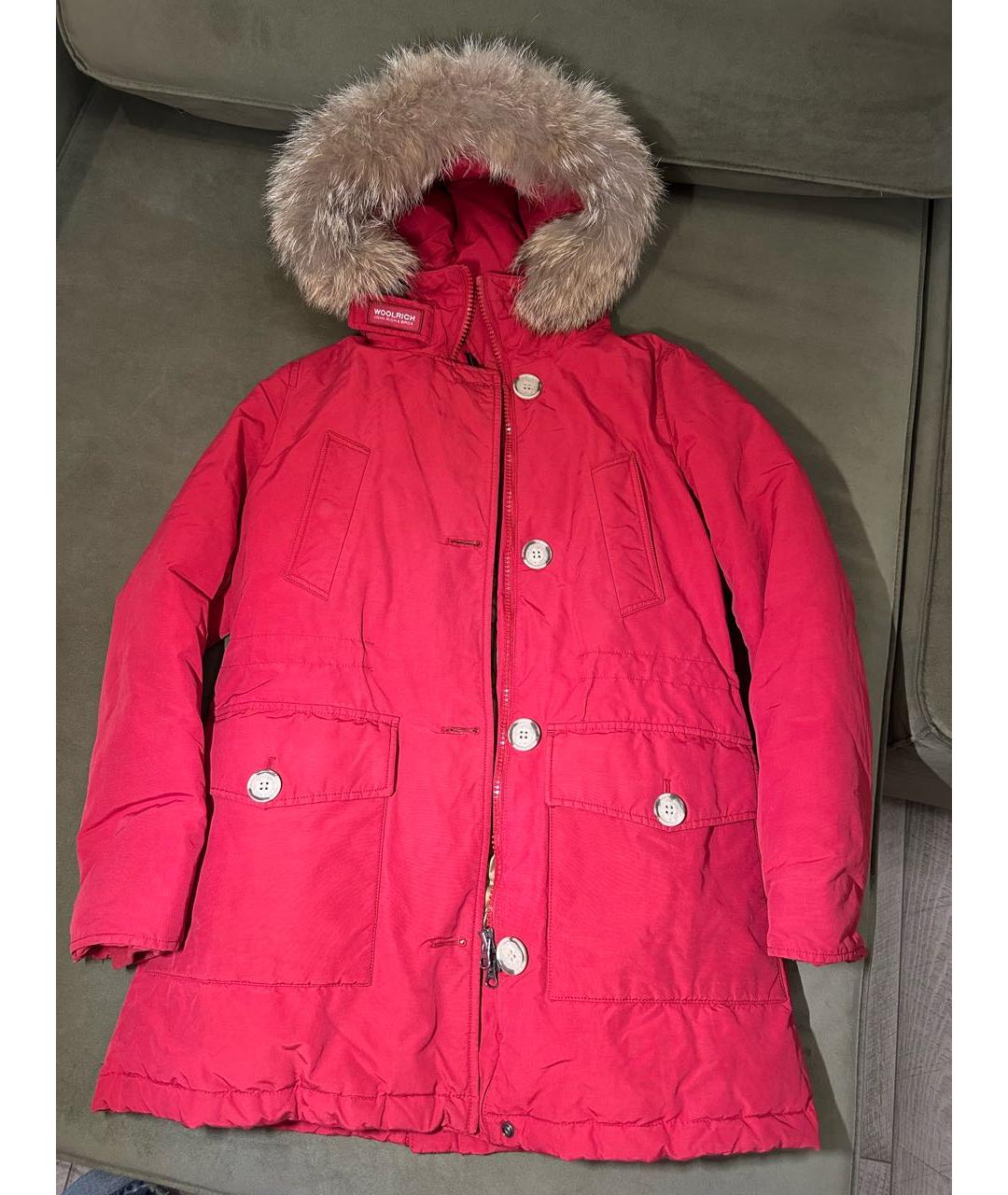 WOOLRICH Красная парка, фото 9