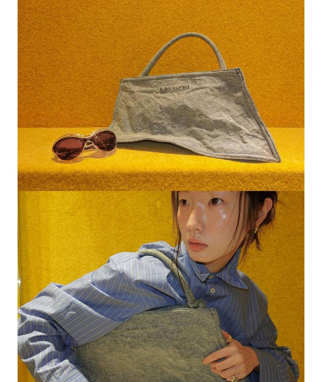 Y/PROJECT Деним сумка с короткими ручками, фото 5