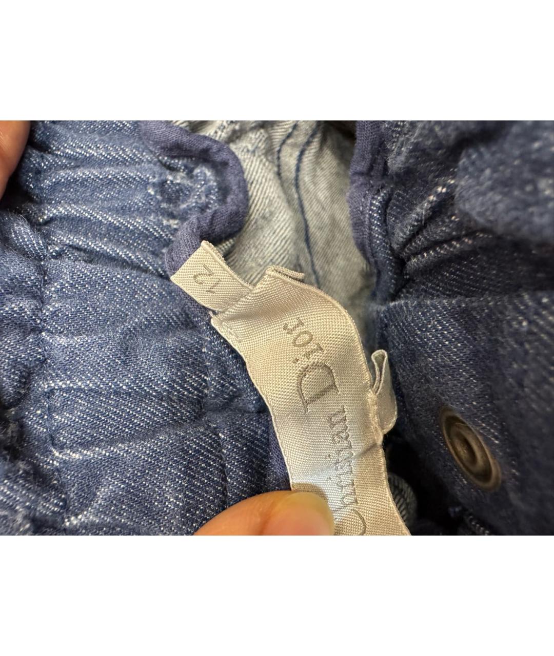 BABY DIOR Синие хлопковые детские джинсы, фото 5