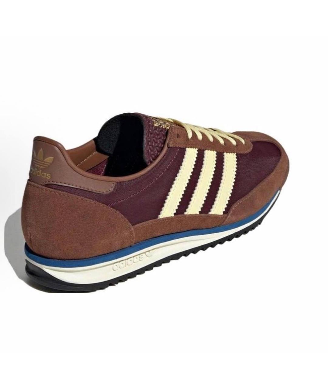 ADIDAS Коричневые замшевые кроссовки, фото 4