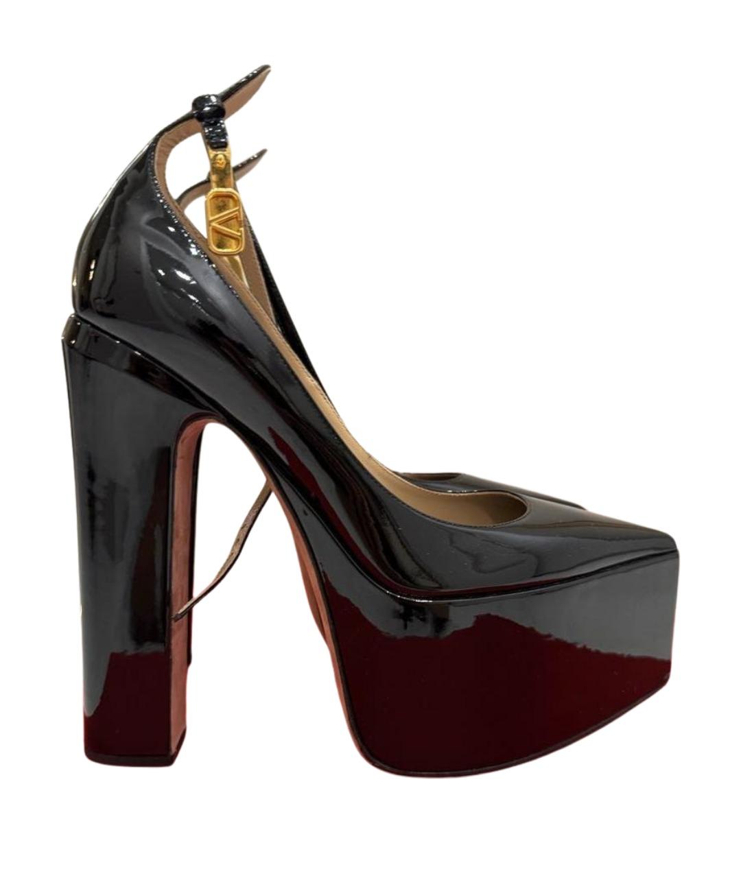 VALENTINO Черные туфли из лакированной кожи, фото 1