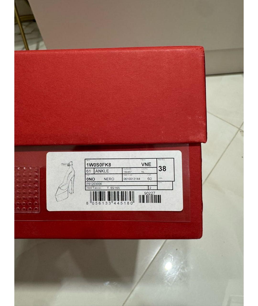 VALENTINO Черные туфли из лакированной кожи, фото 5