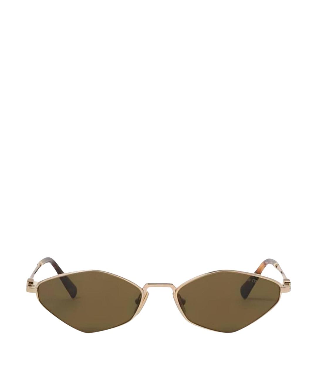 MIU MIU Мульти металлические солнцезащитные очки, фото 1