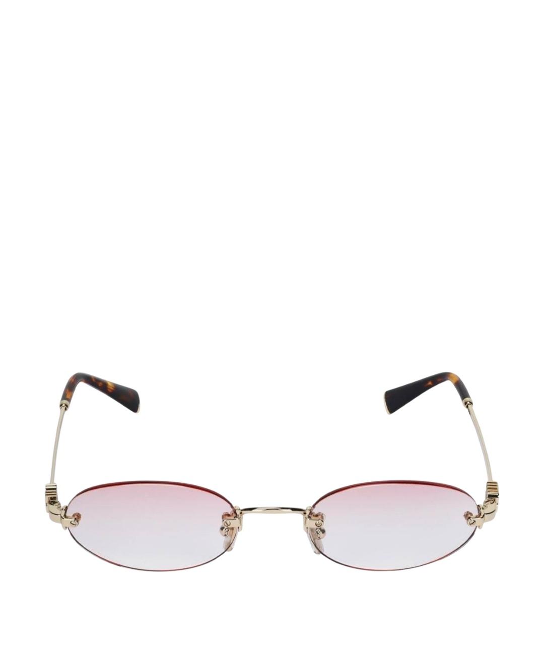 MIU MIU Мульти металлические солнцезащитные очки, фото 1